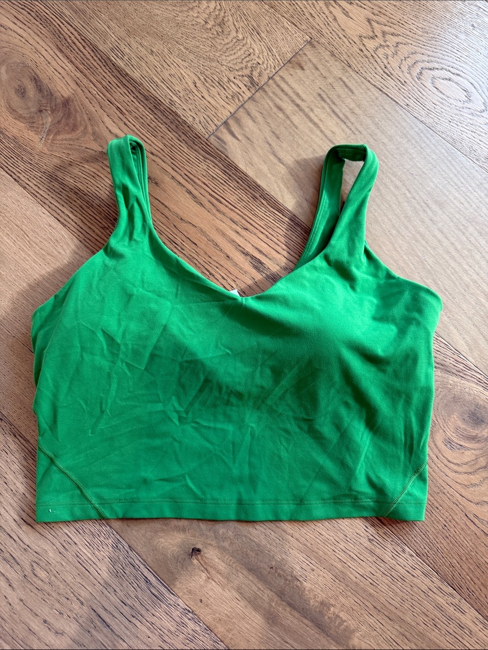 lululemon athletica Bright Green Crop Tank